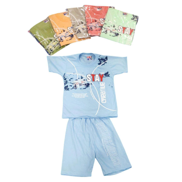 Kids T-Shirts and pant light Blue