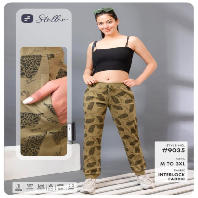 Pure Soft Cotton Track Pants For Girl's and Women's