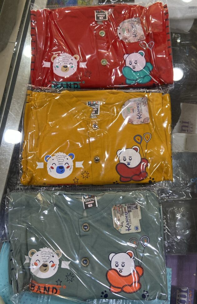 Baby Casual Rainbow Striped Print T-shirt and Dungaree Set