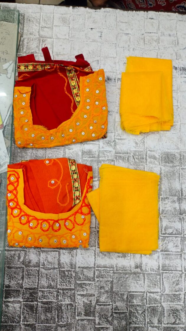 Heavy Embroidery Work Beautiful Saree RED