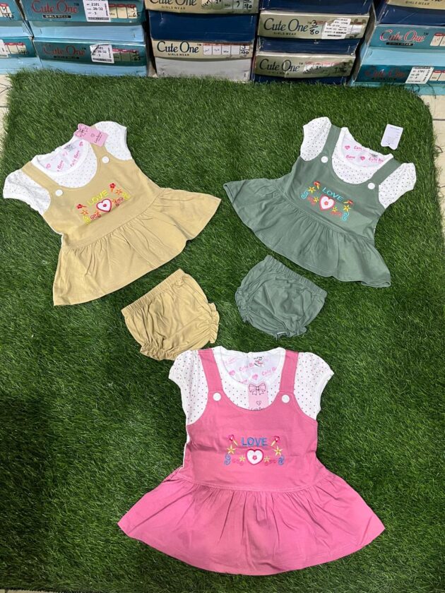 Frock Drees Kids pink baby girl dress